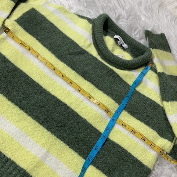 MADEWELL Fulton striped pull-over sweater
roll neck sweater loose relax fit XXS - Picture 8 of 9